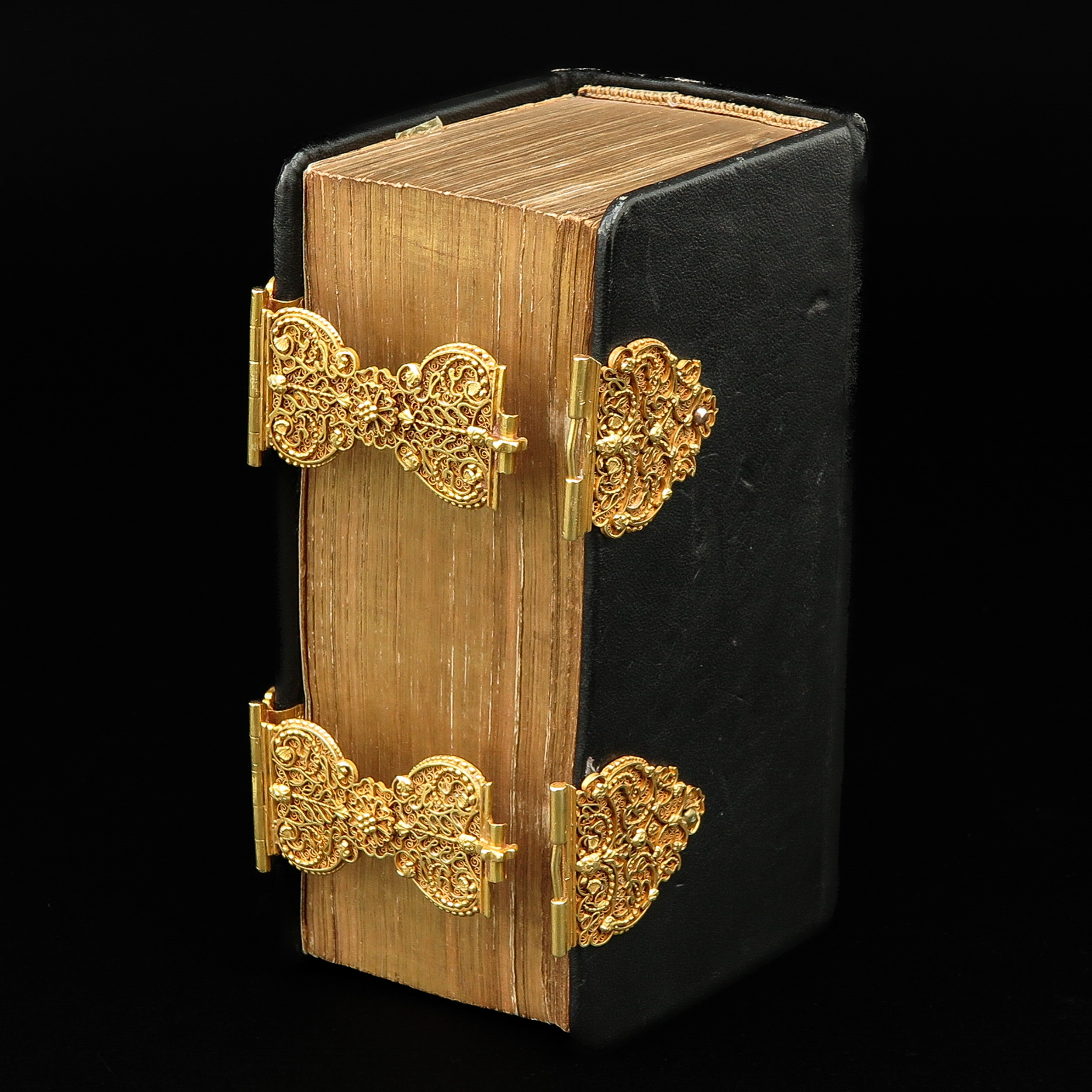 A Bible with Beautiful Gold Clasps
